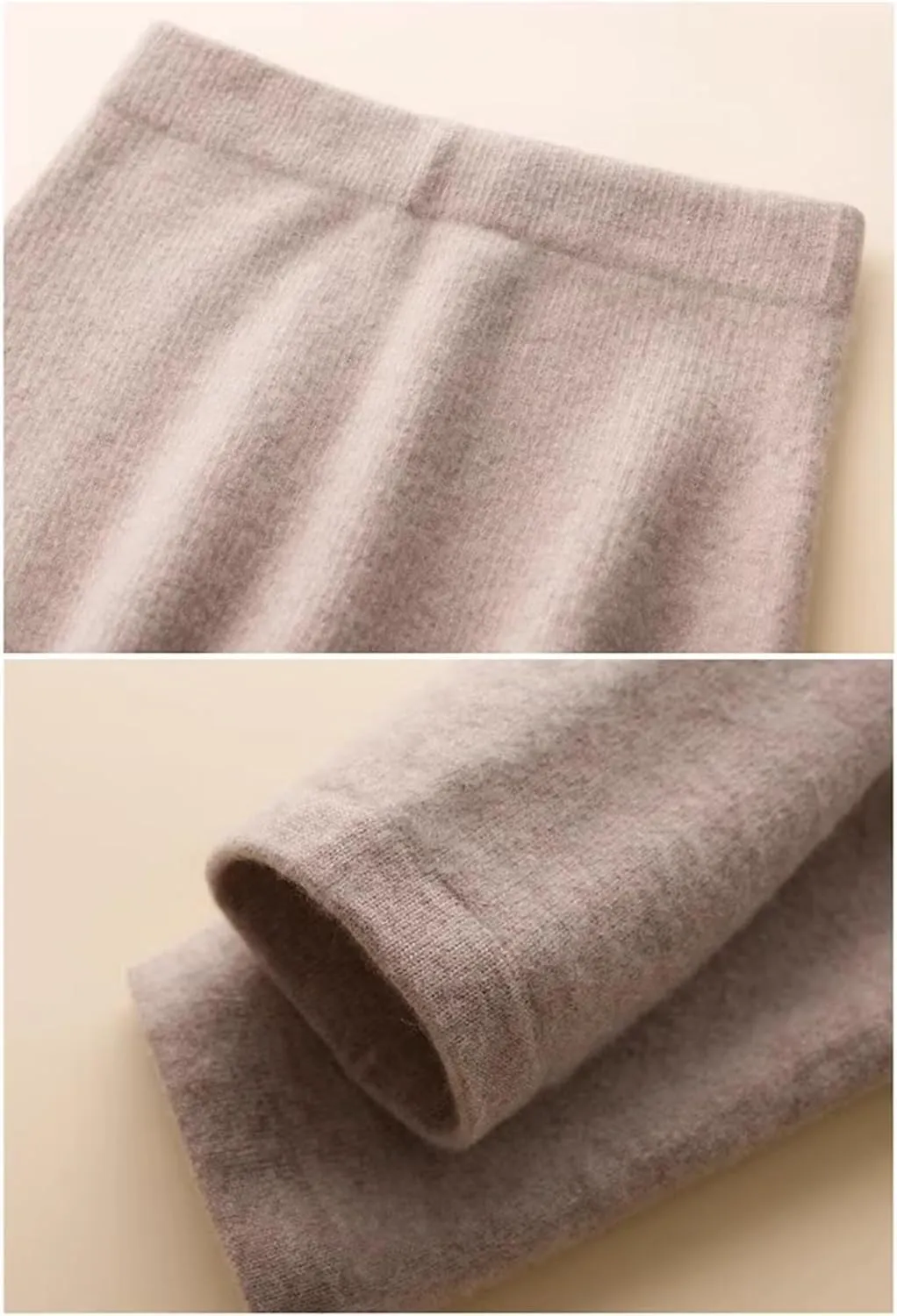 100% Cashmere Thermal Bottoms Women Long Johns Base Layer Leggings Thermal Pant for Skiing, Hiking, Running