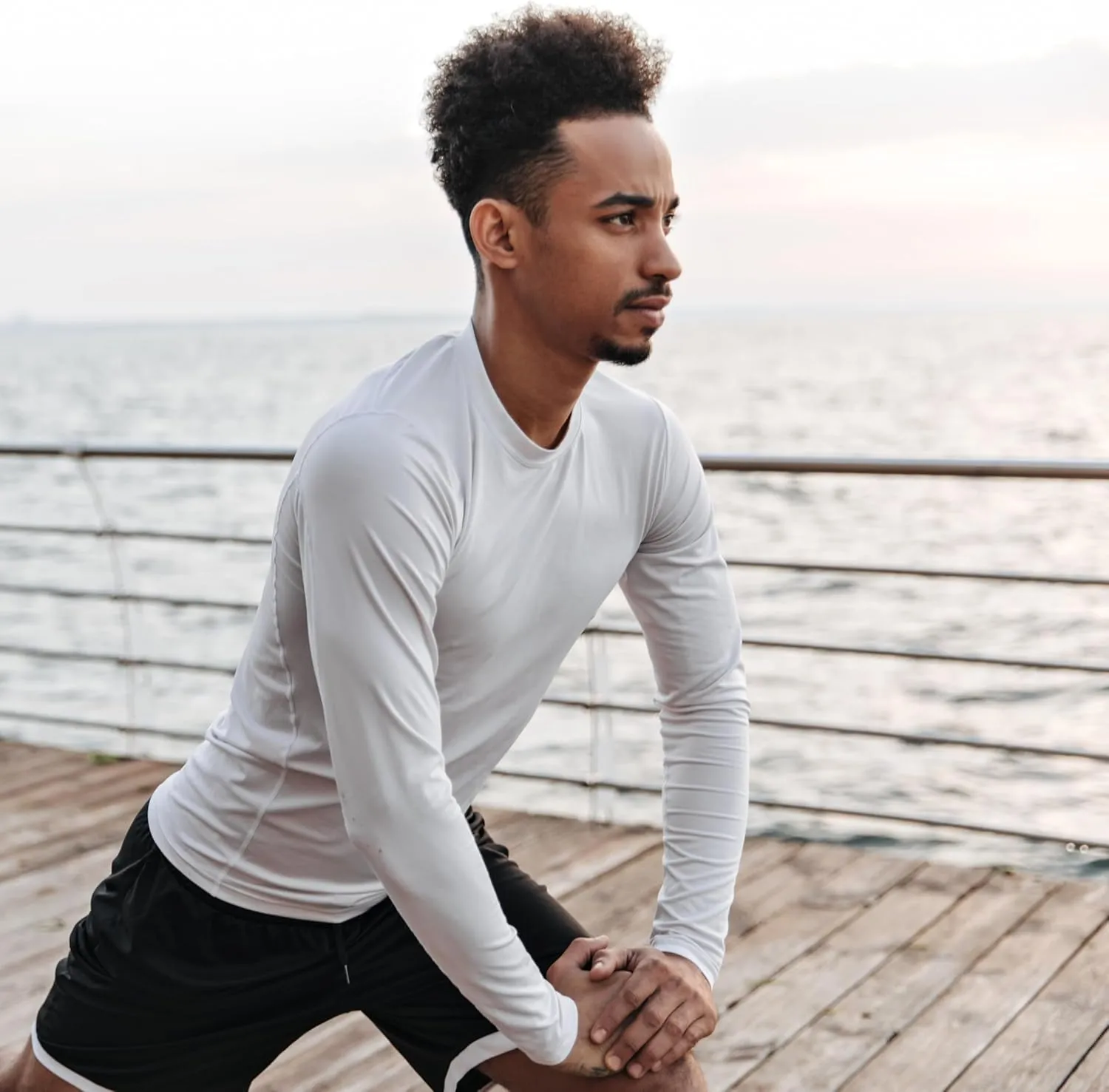 3 Pack Men Long Sleeve Shirts Moisture Wicking UPF Sun Protection Tee Quick Dry Workout T-Shirts Casual Running Shirt