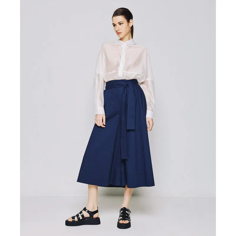 Access Fashion Navy Cropped Culottes