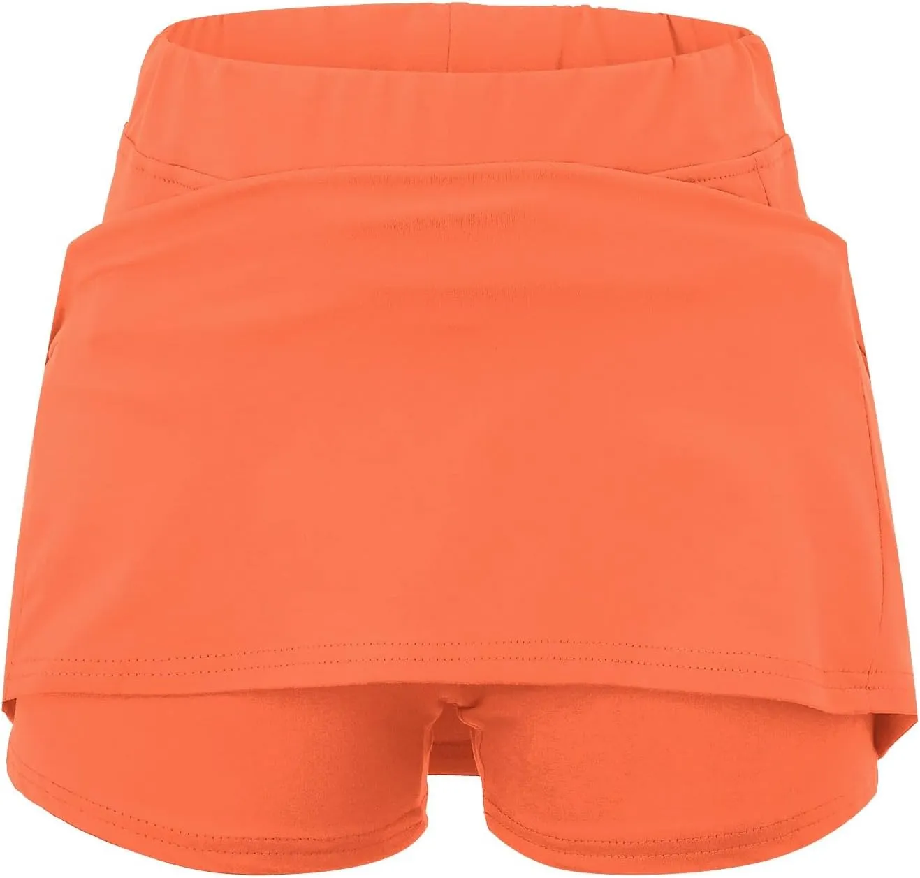 Athletic Skorts for Women Plus Size Tummy Control Tennis Yoga Shorts Hight Waist Solid Comfy Elastic Gym Skirts