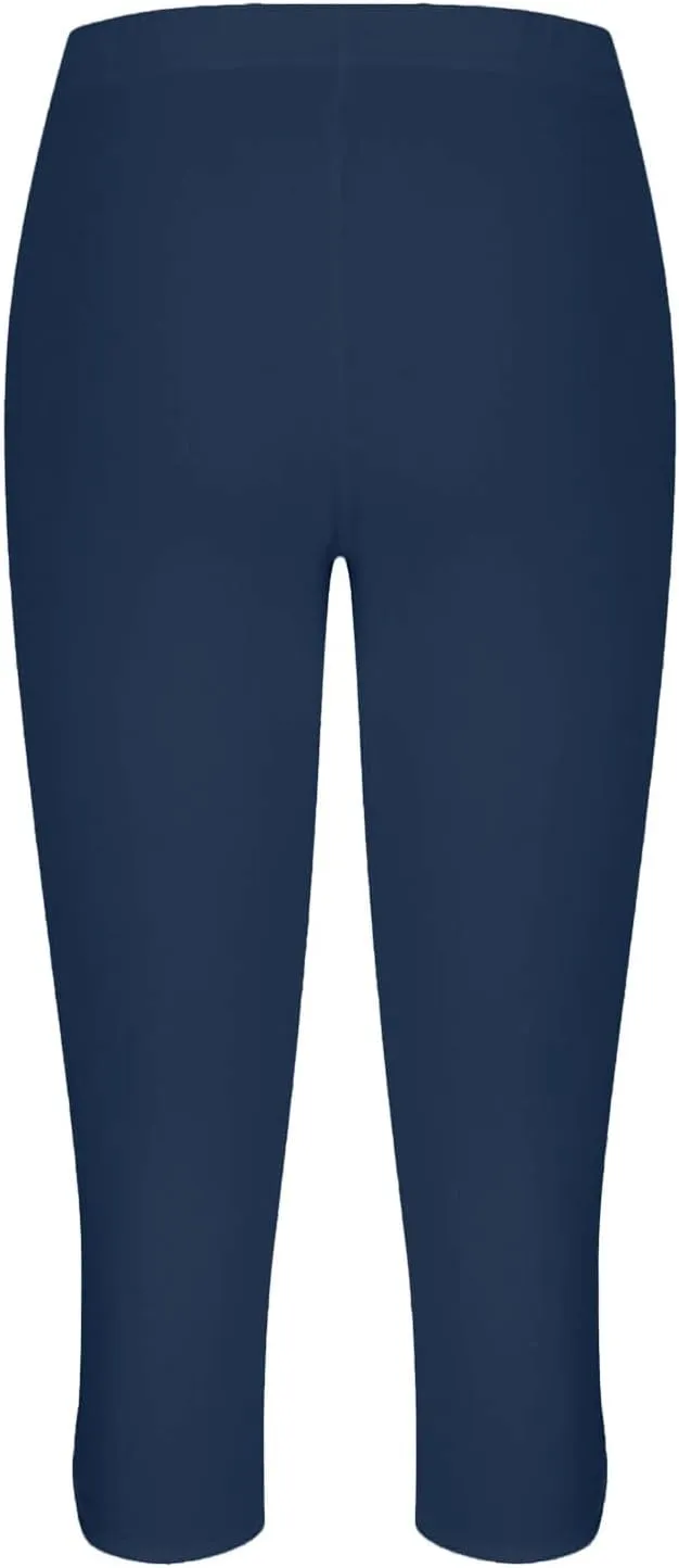 Capri Leggings for Women Dressy Cropped High Waist Yoga Pants Workout Pants Compression Leggings Stretchy Capris