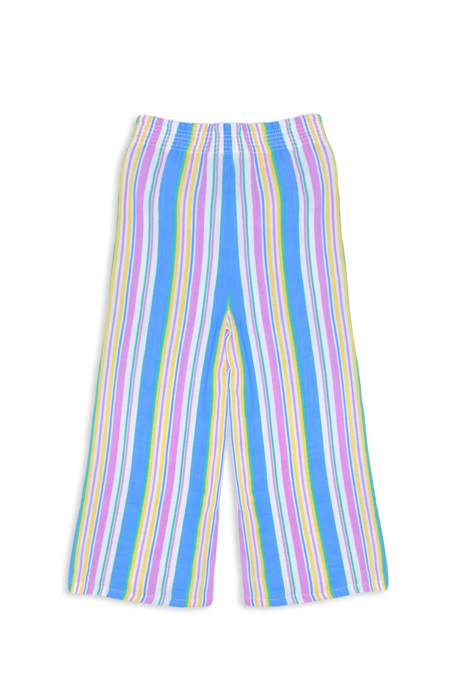 Crinkle Stripe Culotte