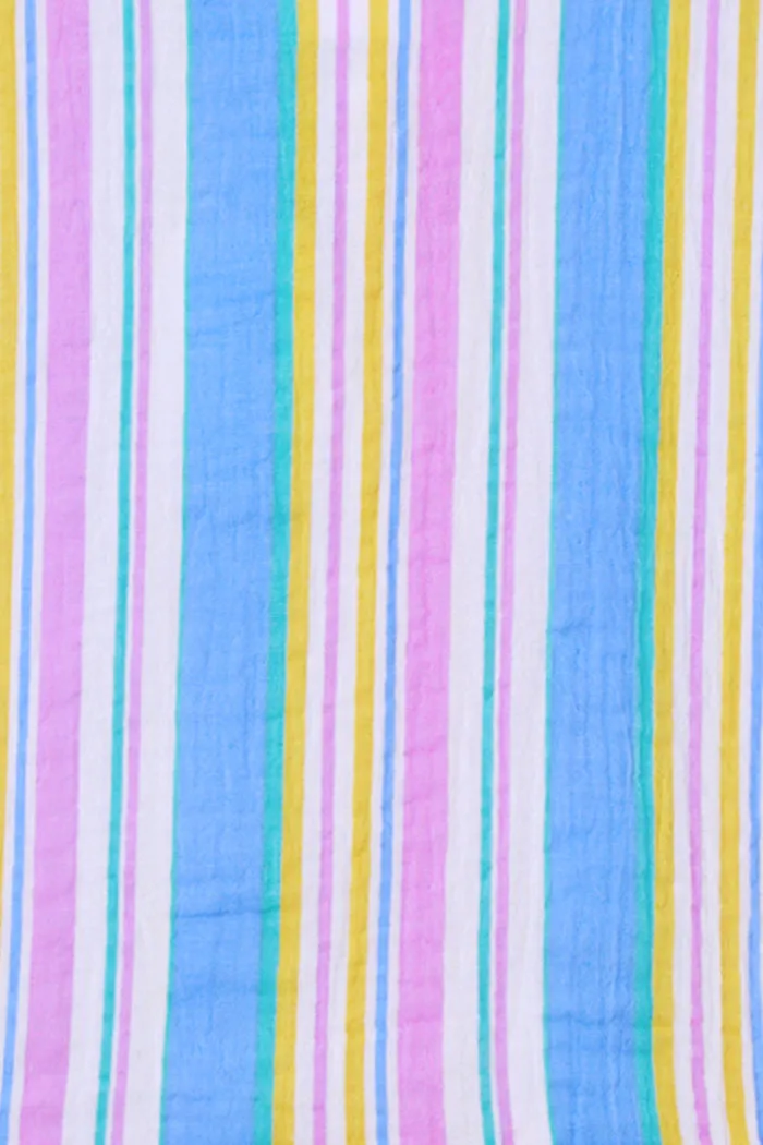 Crinkle Stripe Culotte