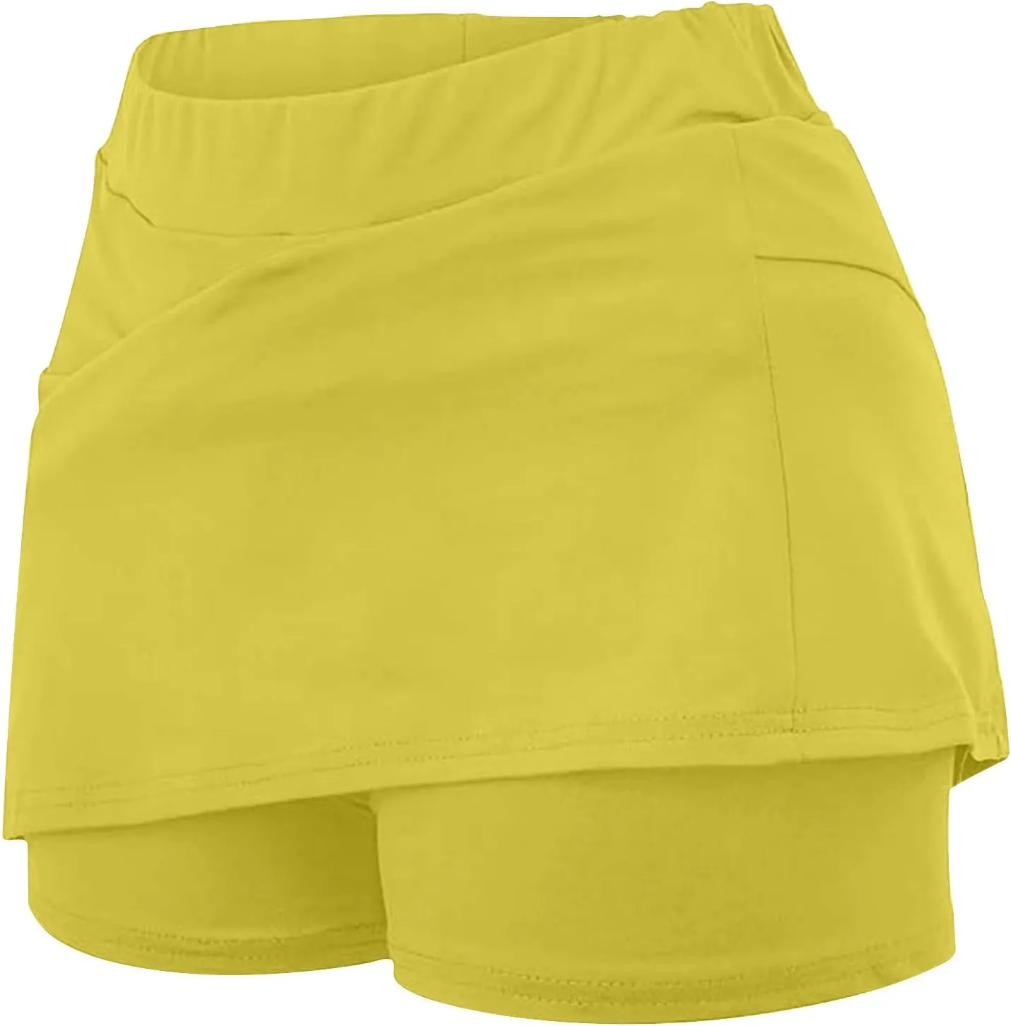 DDAPJ pyju Womens Summer Casual Skorts Plus Size Athletic Golf Tennis Skirts High Waisted Shorts Running Gym Yoga Outfits