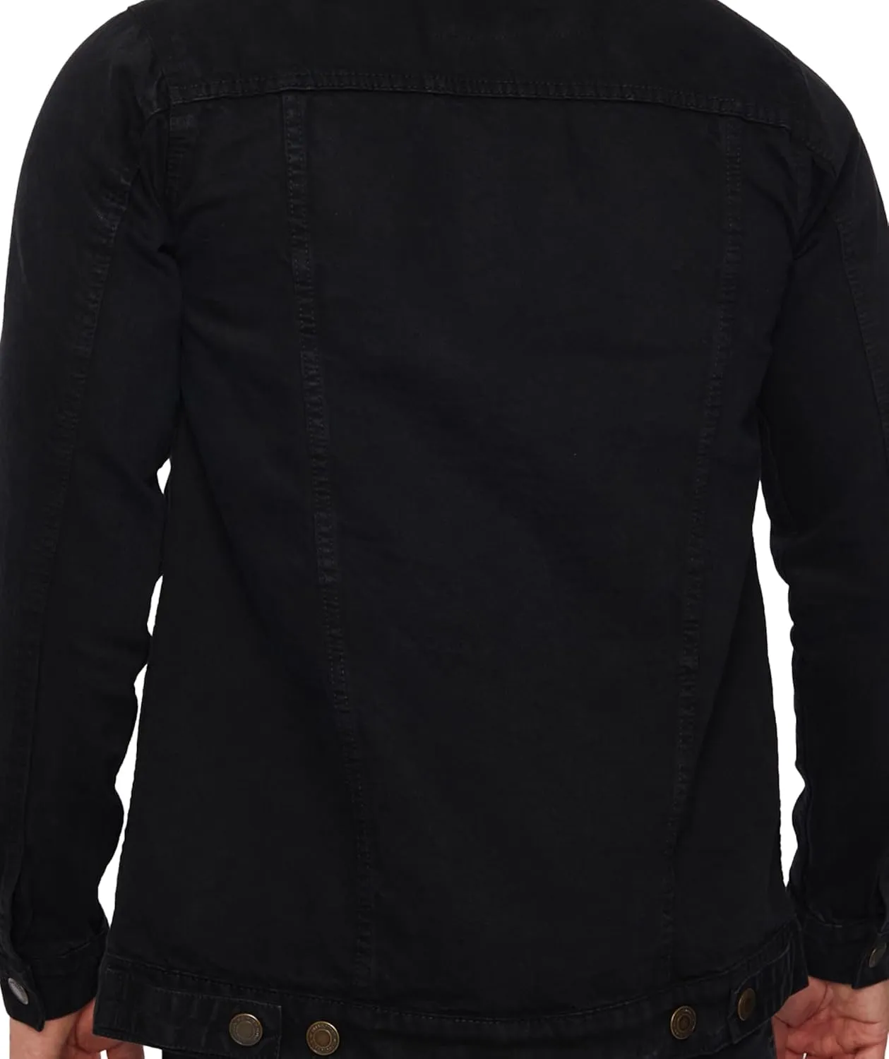 Denim Jacket Men - Casual Vintage Regular Fit Button Down Trucker Style  Mens Jean Jackets Stylish Everyday Outerwear