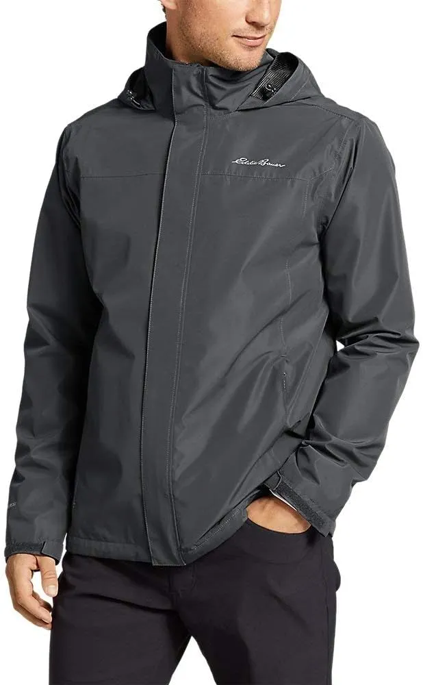 Eddie Bauer Men's Packable Waterproof Rainfoil Rain Jacket