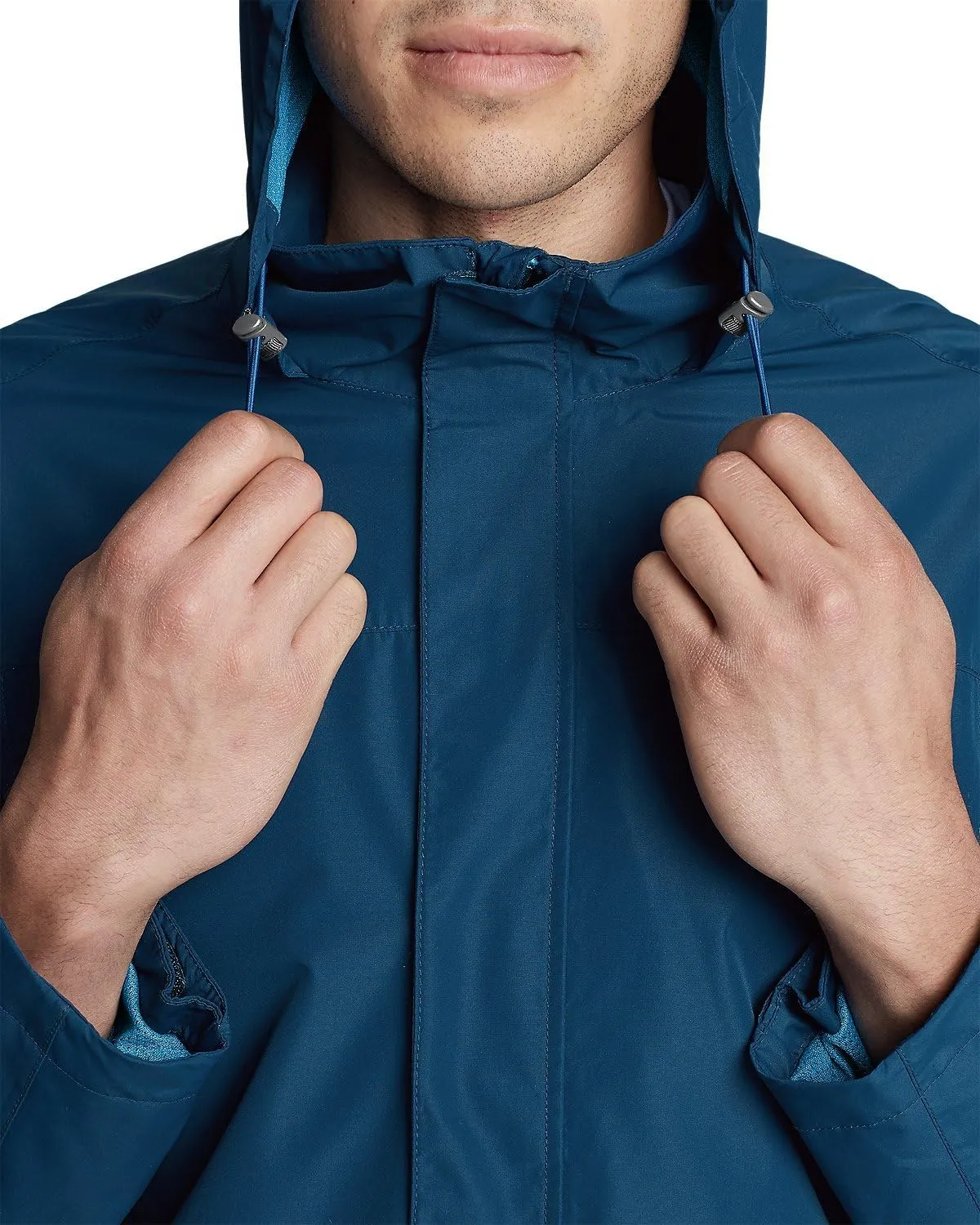 Eddie Bauer Men's Packable Waterproof Rainfoil Rain Jacket