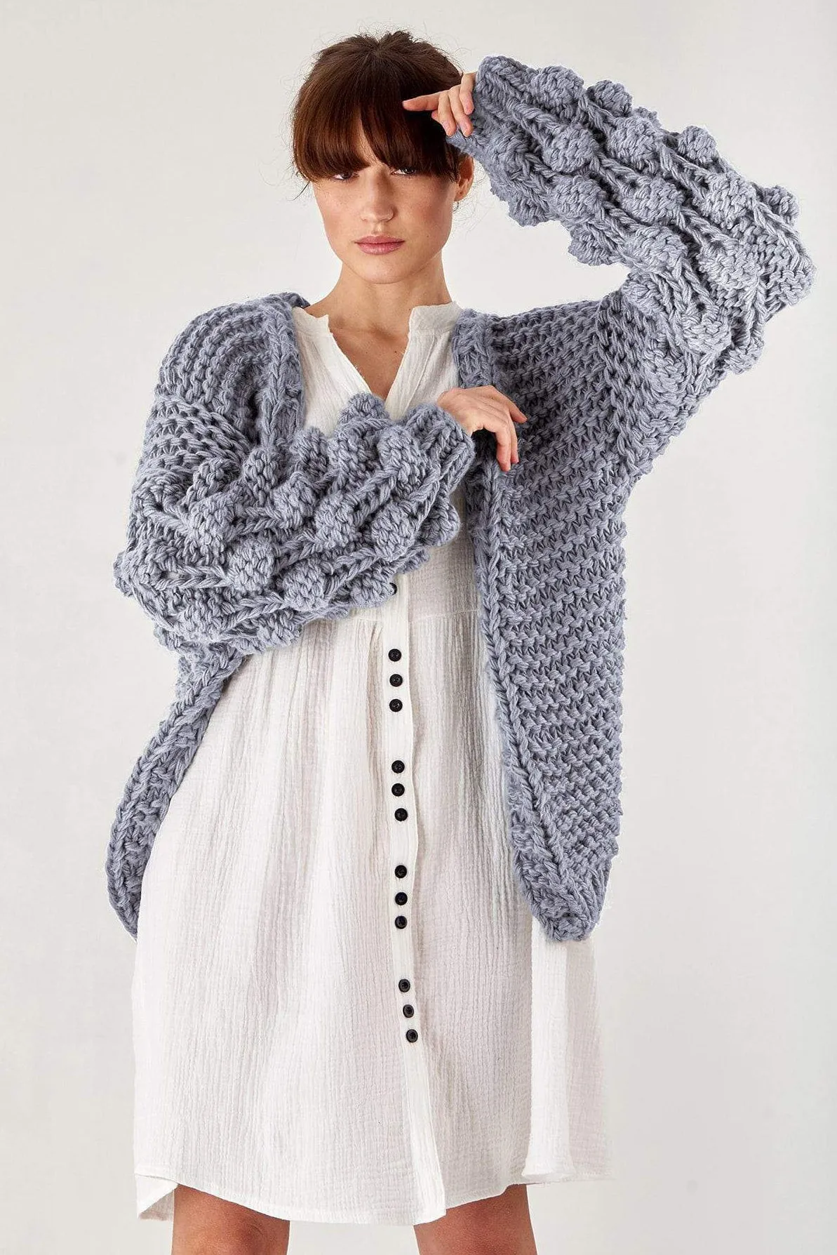 Extreme Chunky Knit Cardigan