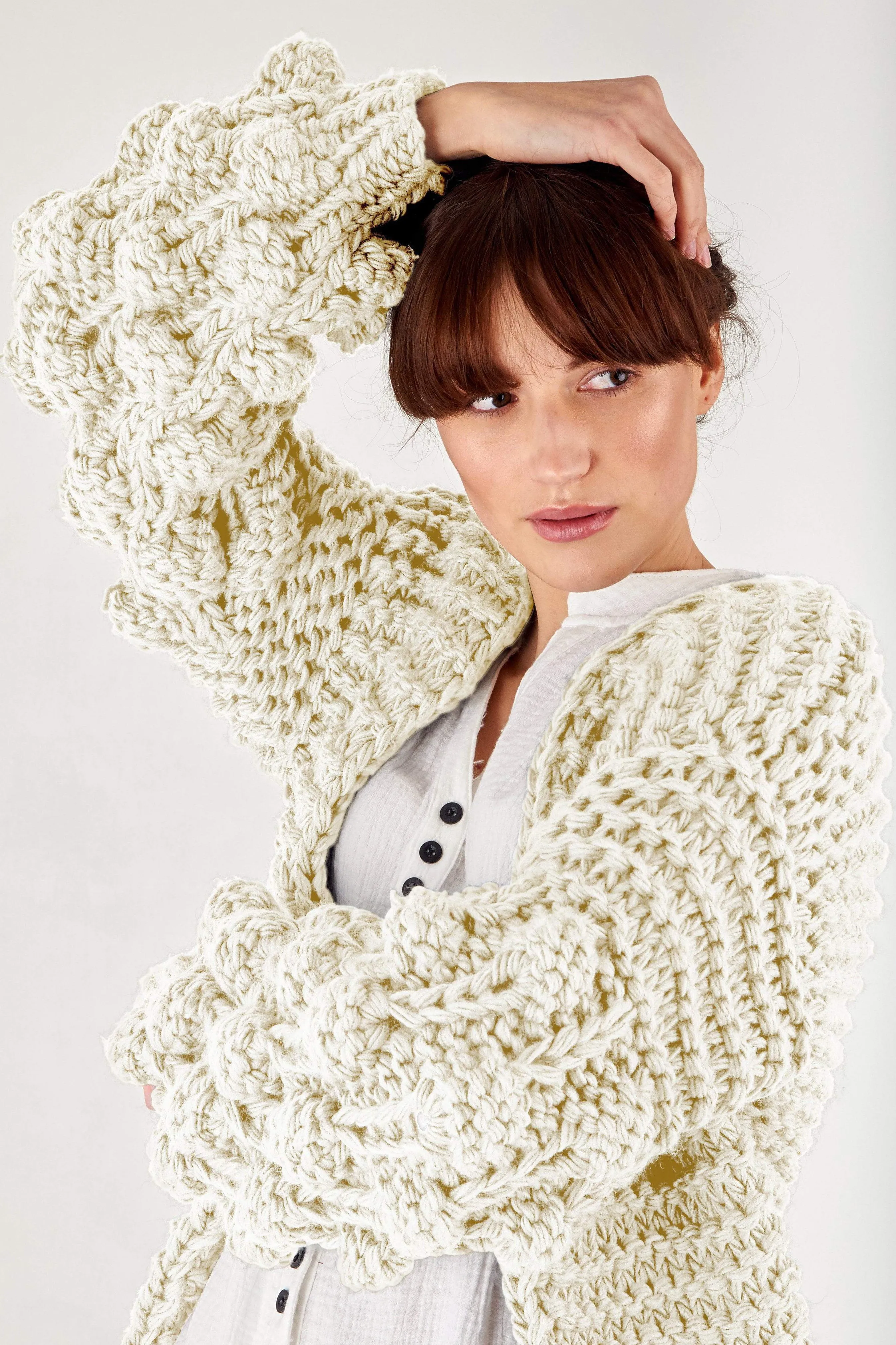 Extreme Chunky Knit Cardigan