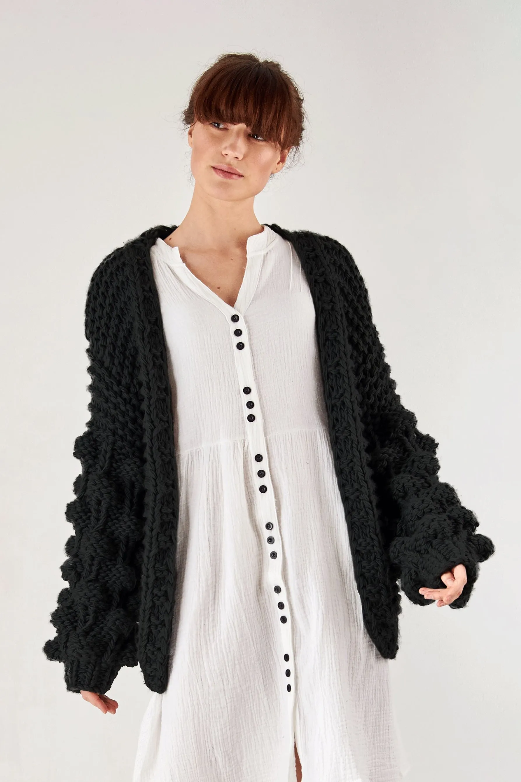 Extreme Chunky Knit Cardigan