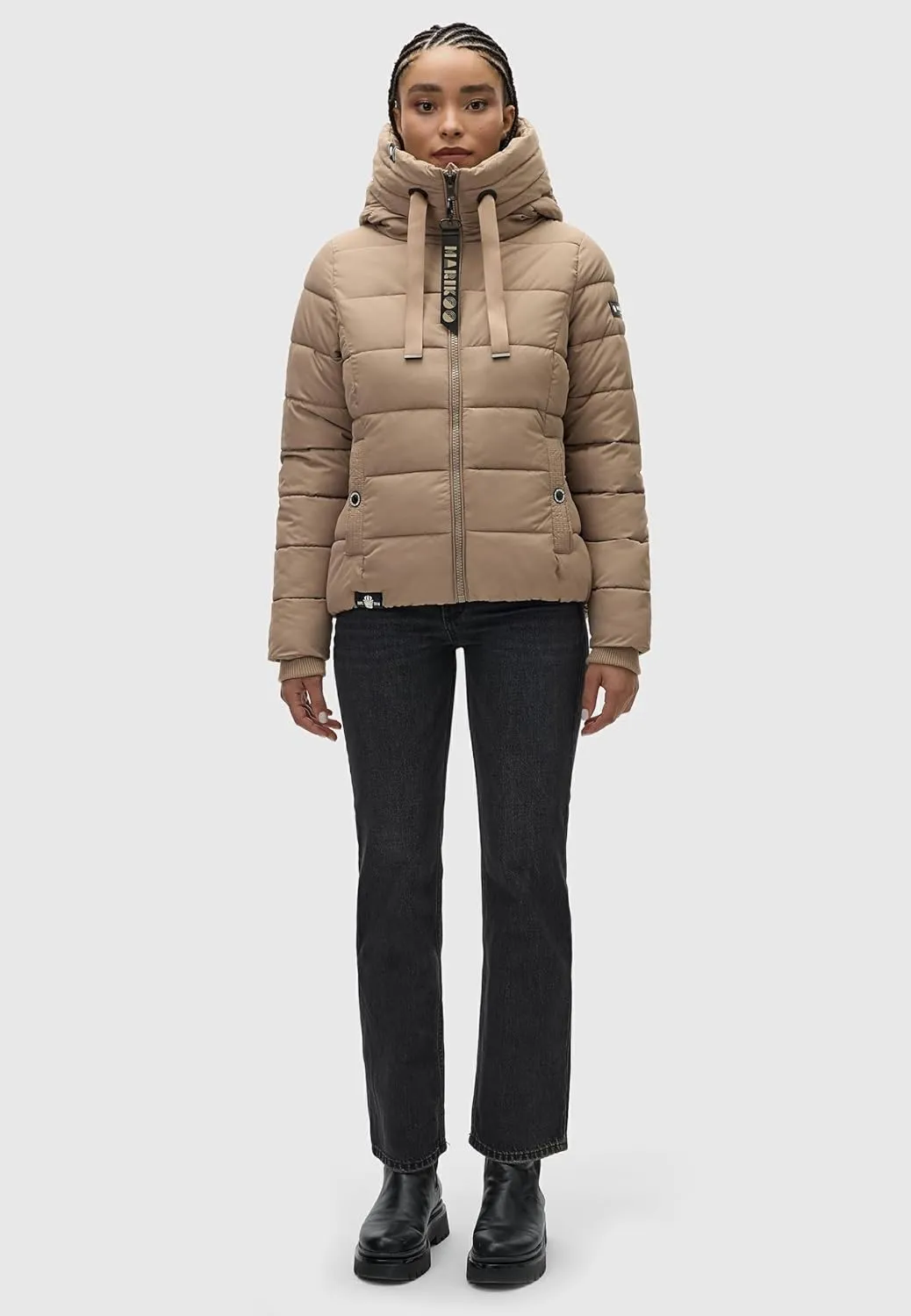 Fall & Winter Jacket for Women | Windproof & Weather-Resistant Jacket | Hooded Medium-Weight Coat | Amayaa XS-XXL