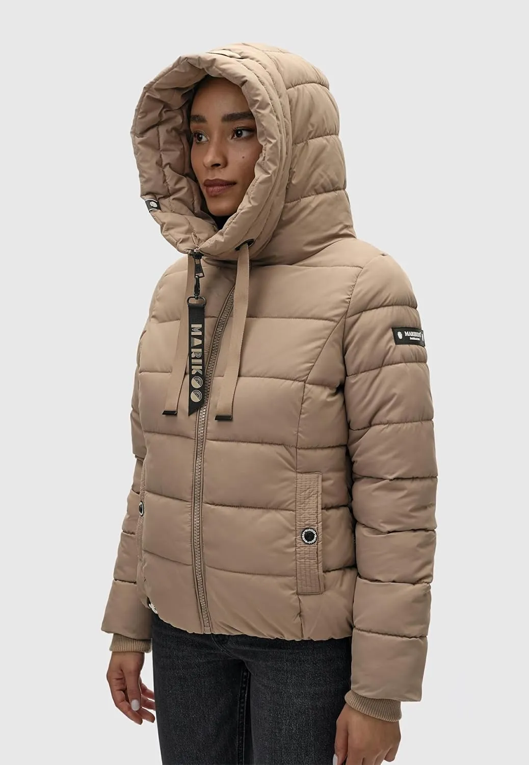 Fall & Winter Jacket for Women | Windproof & Weather-Resistant Jacket | Hooded Medium-Weight Coat | Amayaa XS-XXL