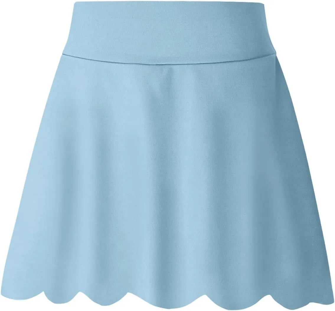 Girls Butterfly Shorts Y2K Trendy Flowy Shorts with Liner Summer Preppy 2 in 1 Tennis Skirts Athletic Workout Skorts