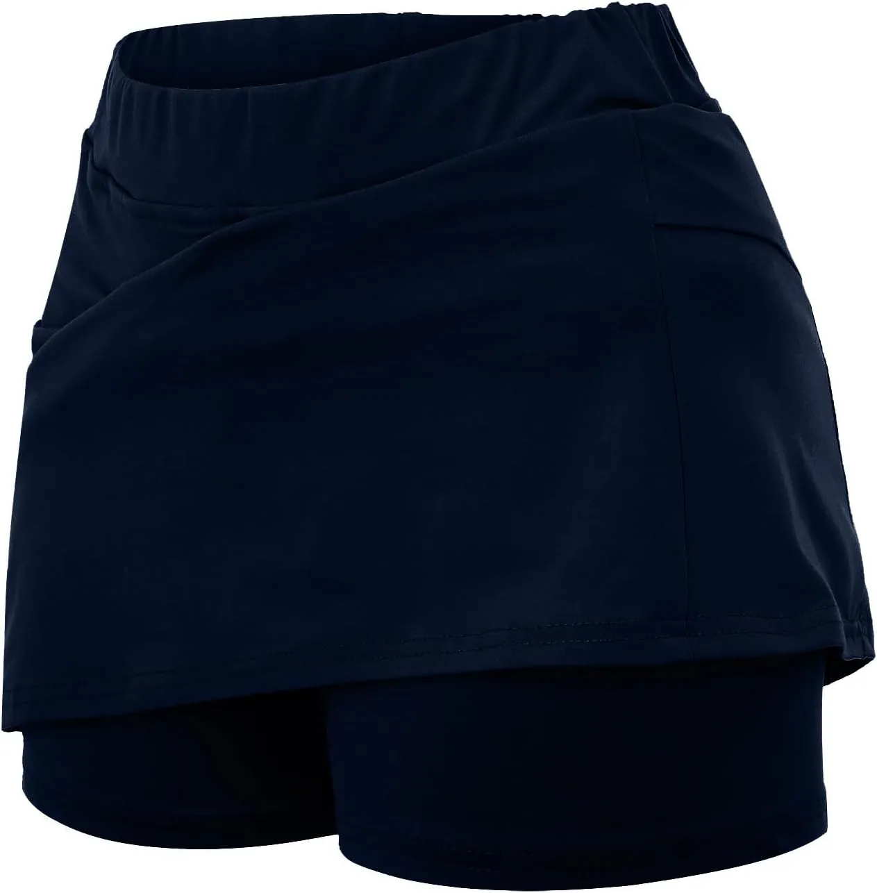 Golf Skirts for Women high Waisted Tennis Skirt with Pockets for Balls Womens Athletic Shorts Longer