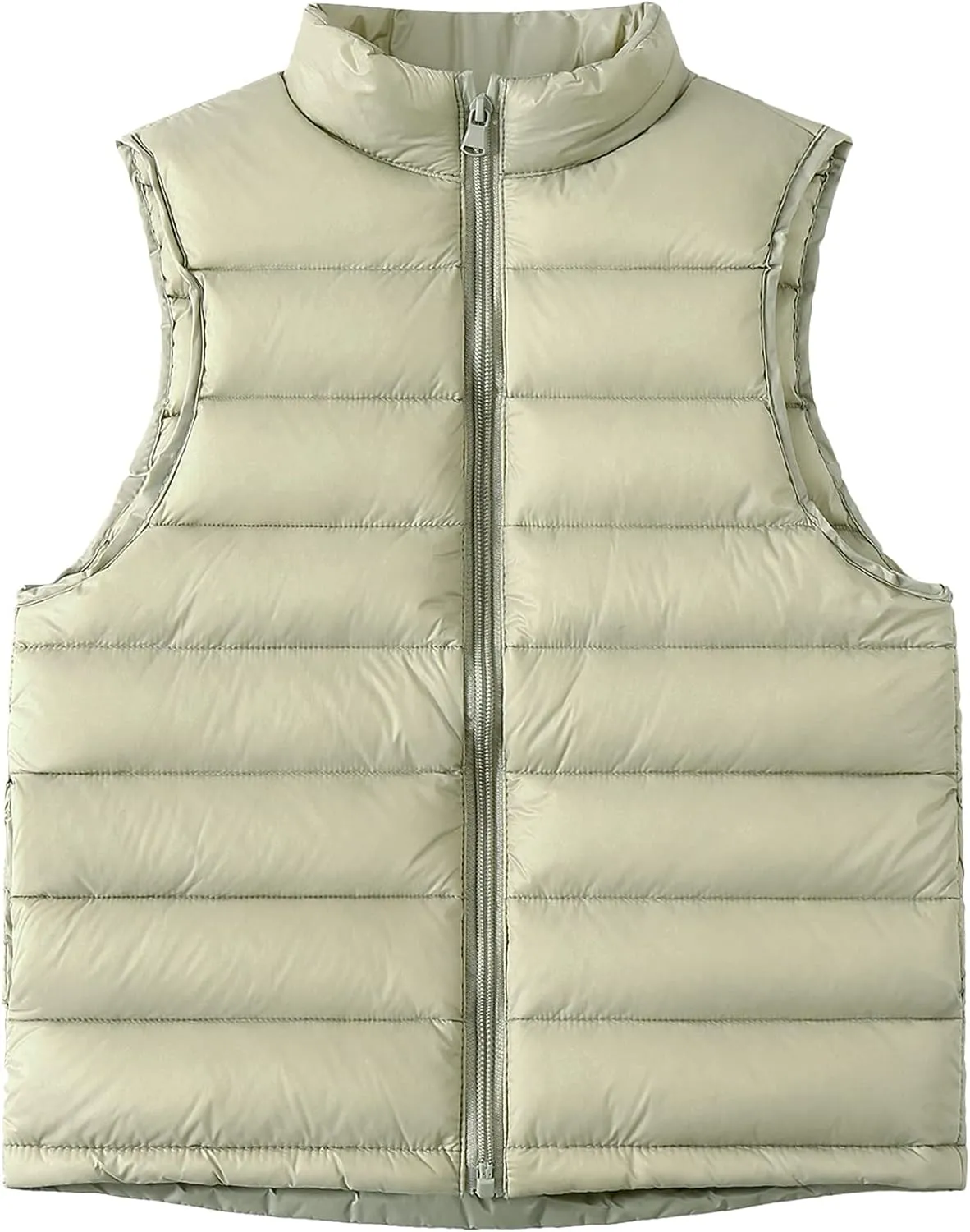 Happy Cherry Kids Winter Snow Puffer Down Vest Softshell Quilted Padded Sleeveless Jacket Ultra Light Waistcoat 4-12 Years