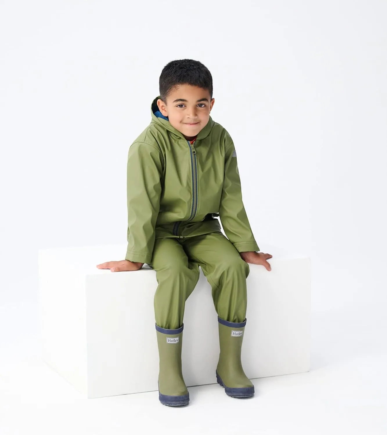 Hatley Kids Zip-up Rain Jacket