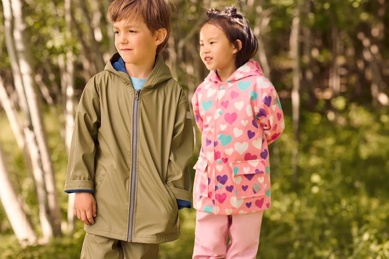Hatley Kids Zip-up Rain Jacket
