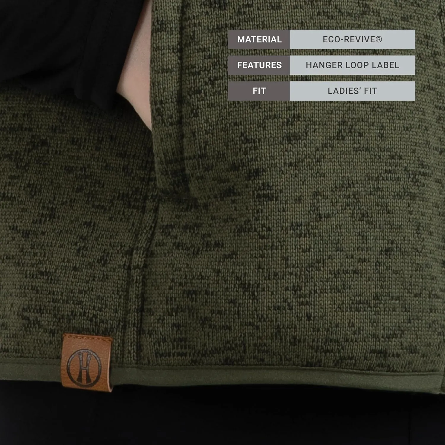 Holloway Women's Alpine Sweater Fleece Vest