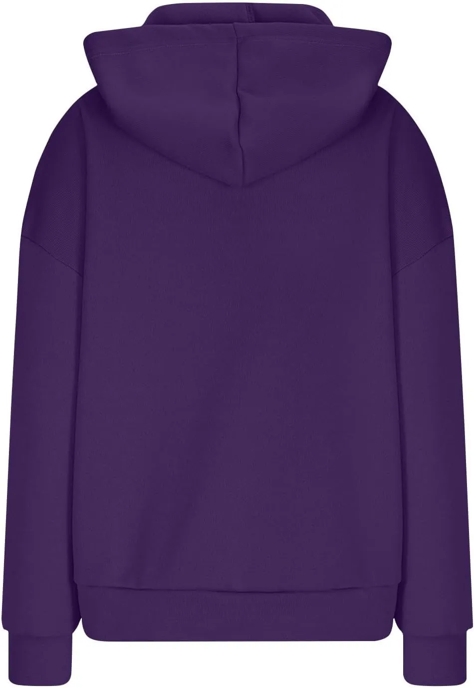 Hoodies for Women Winter Loose Comfy Fleece Oversized Sweatshirt Long Sleeve Drop Shoulder Fleece Pullover Sweaters
