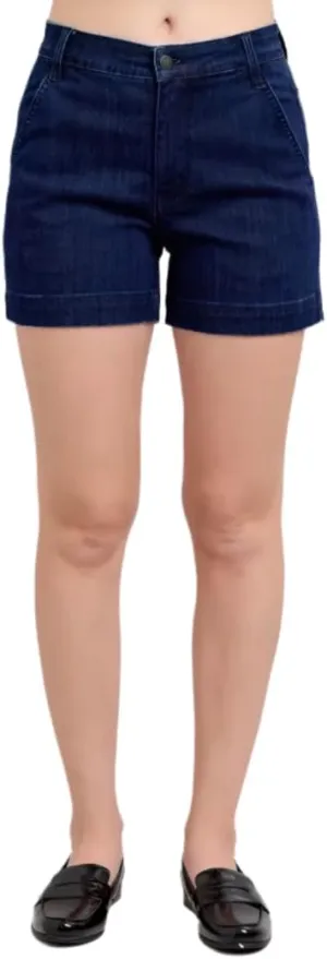 Judy Blue High Rise Denim Trouser Shorts