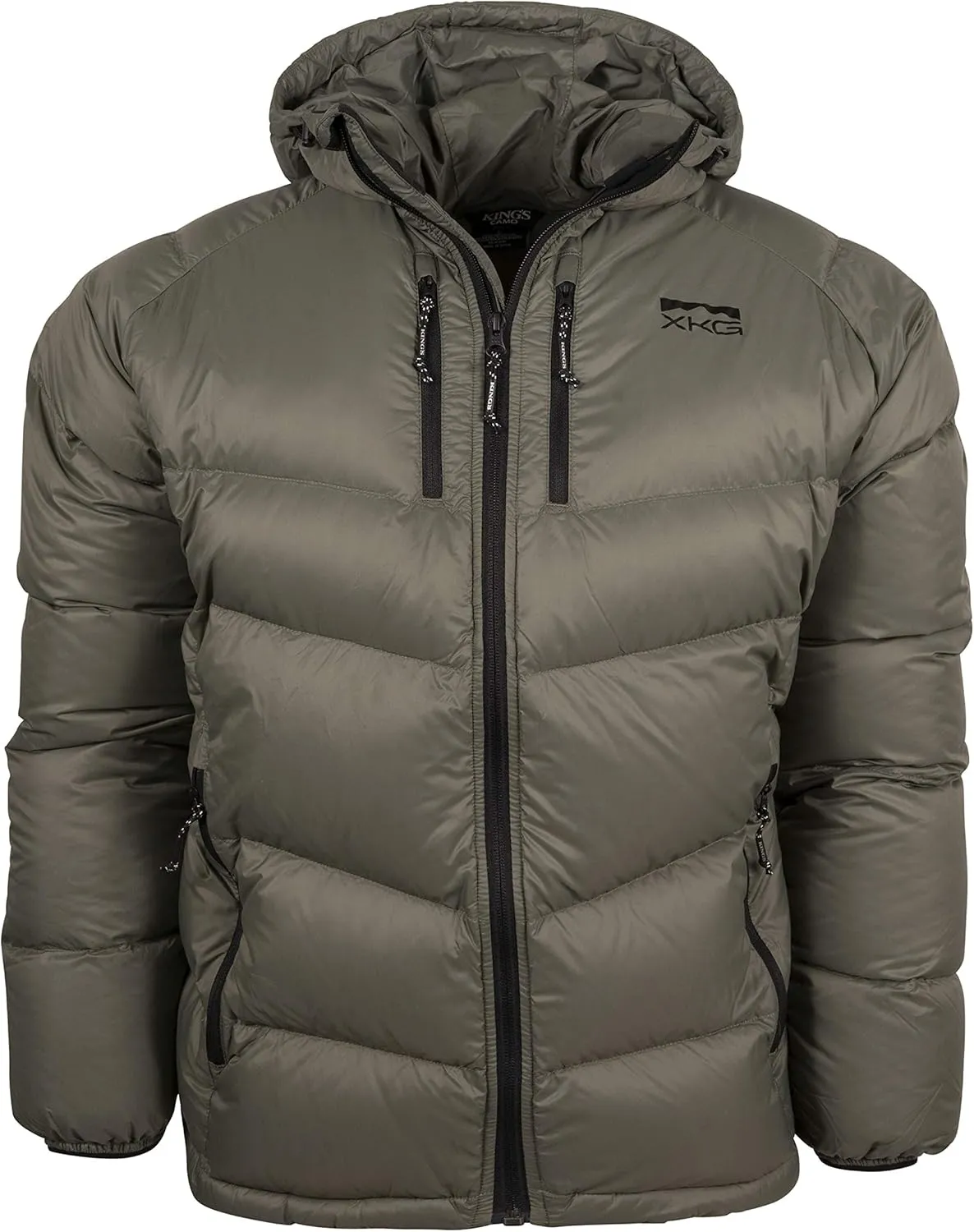 King's Camo XKG Down Hooded Transtion Jacket 800 Fill