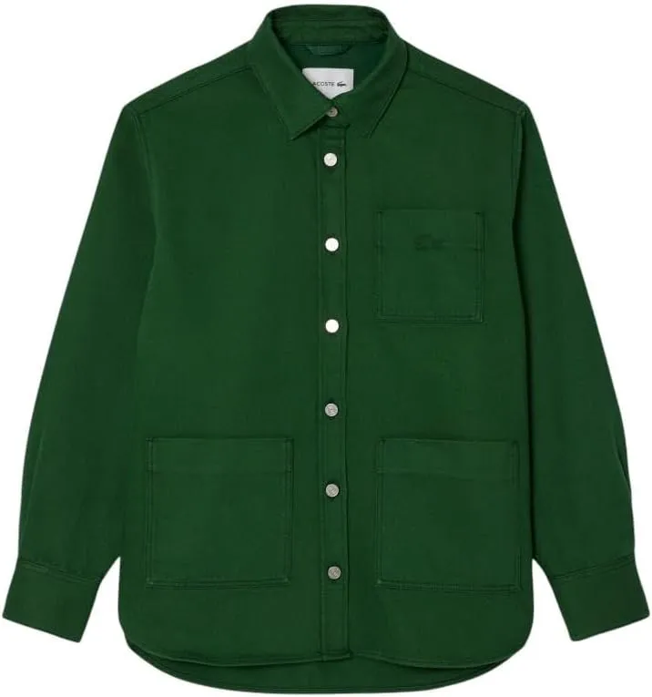 Lacoste Women's Relaxed Fit Denim Overshirt