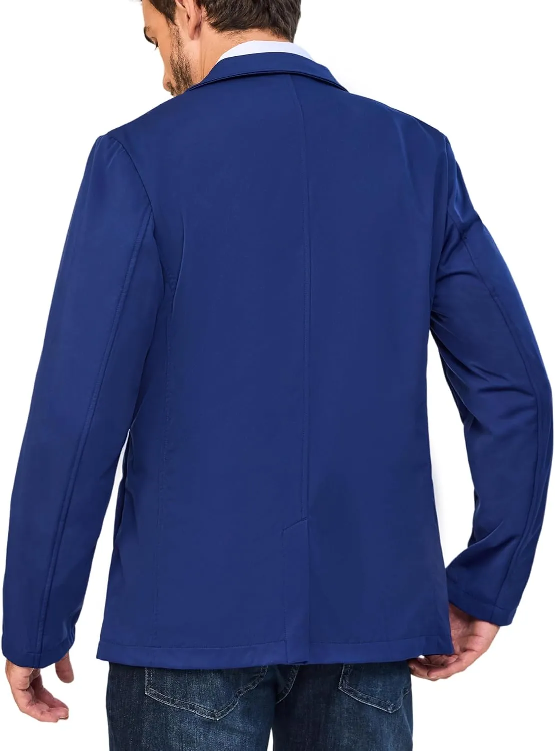 Little Donkey Andy Men's Casual Blazer Suit Jackets, Water Resistant Softshell Lightweight Slim Sport Coat for Outdoor Travel