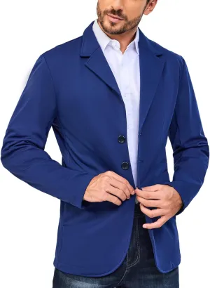 Little Donkey Andy Men's Casual Blazer Suit Jackets, Water Resistant Softshell Lightweight Slim Sport Coat for Outdoor Travel