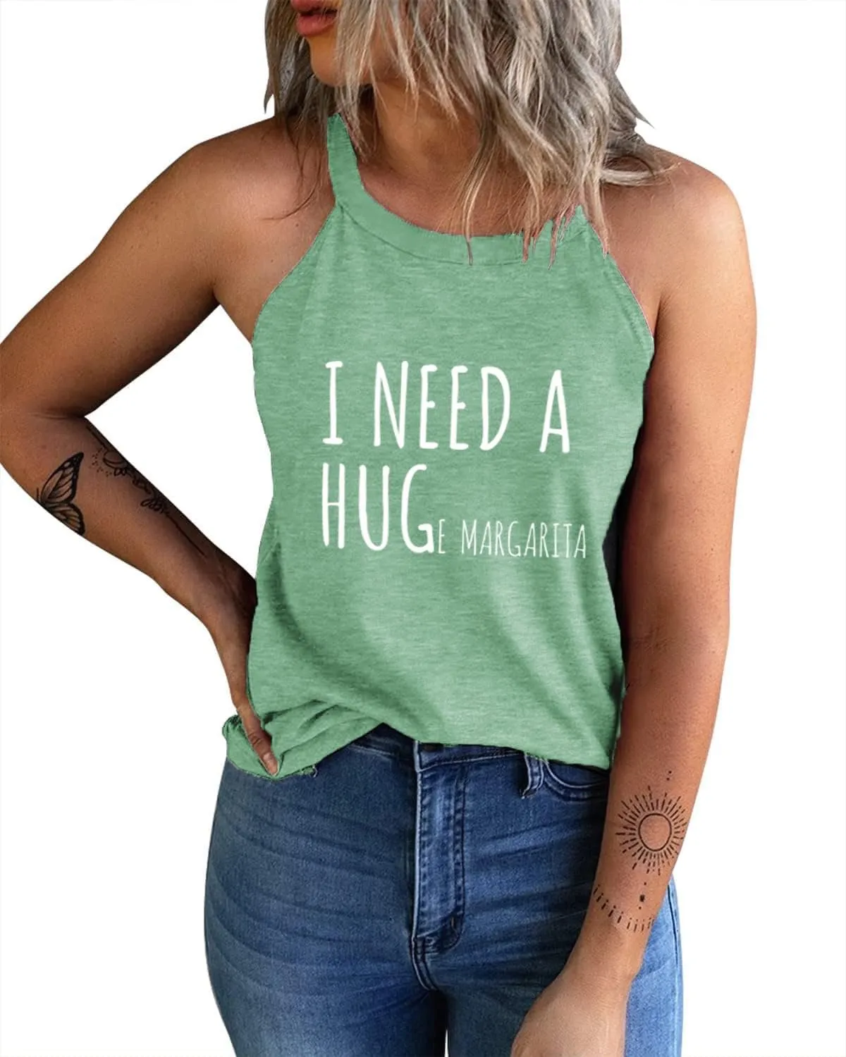 Mamacita Needs a Margarita Women Funny Shirts Workout Tops Graphic Beach Holiday Outfit Tees