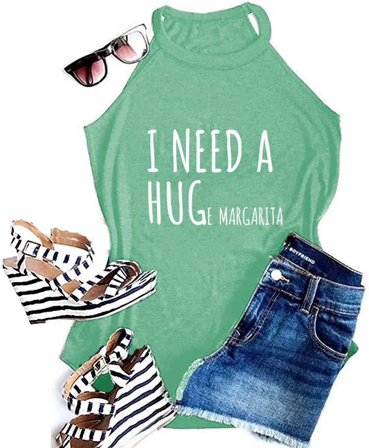 Mamacita Needs a Margarita Women Funny Shirts Workout Tops Graphic Beach Holiday Outfit Tees