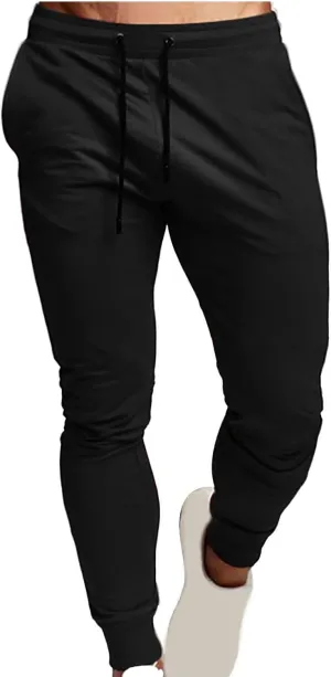 Mens Casual Pants with Zipper Mid-Waist Sports Drawstring Casual Men's Pockets Pants Pants Lightweight Lounge Pants