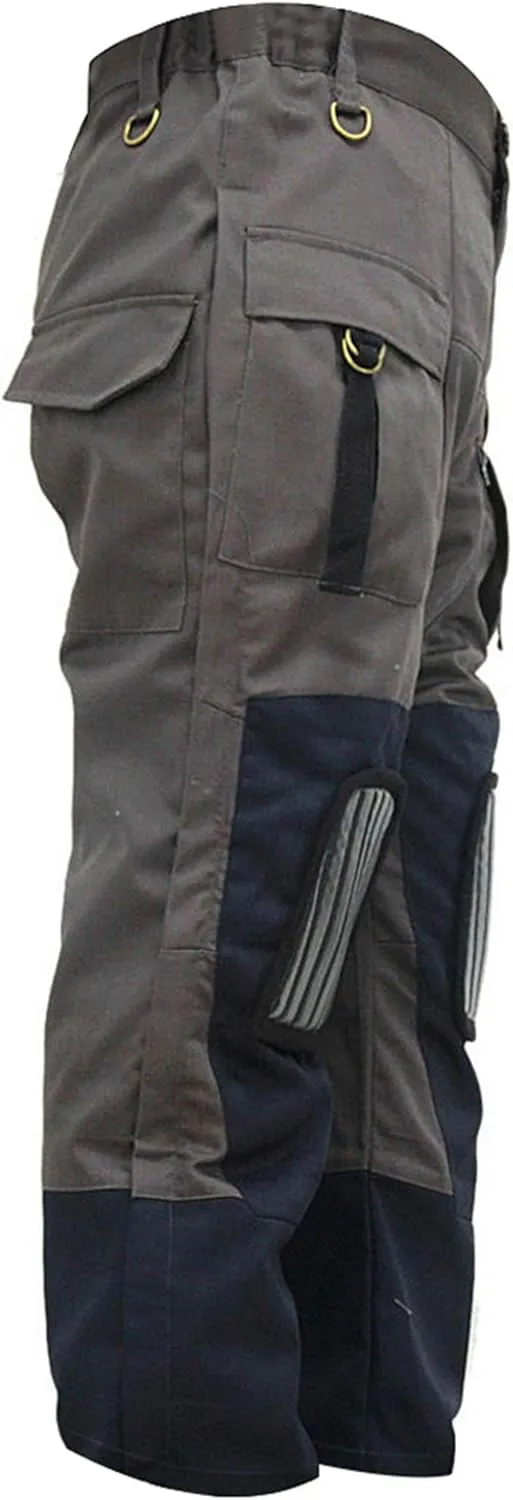 Men's Lambskin Leather Trench Coat - Black & Brown Knee-Length Shearling Jacket - Tactical Green Vest & Cotton Pant