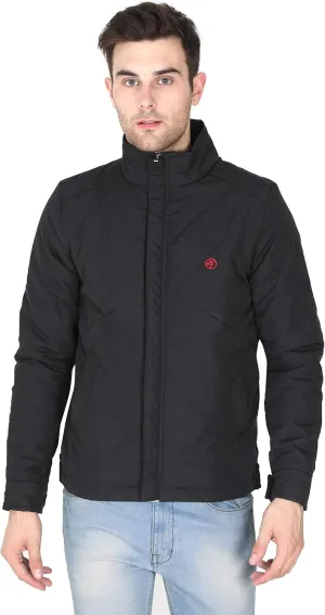 Men's Puffer Jacket Water-Resistant Light Weight Windproof Soft Fabric Down Jacket for Outdoor Activities
