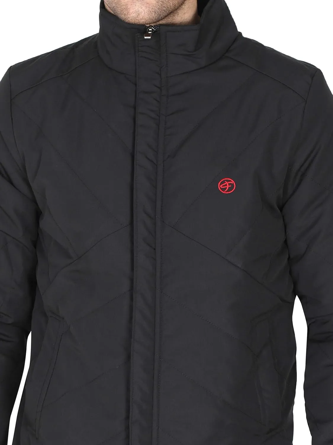 Men's Puffer Jacket Water-Resistant Light Weight Windproof Soft Fabric Down Jacket for Outdoor Activities