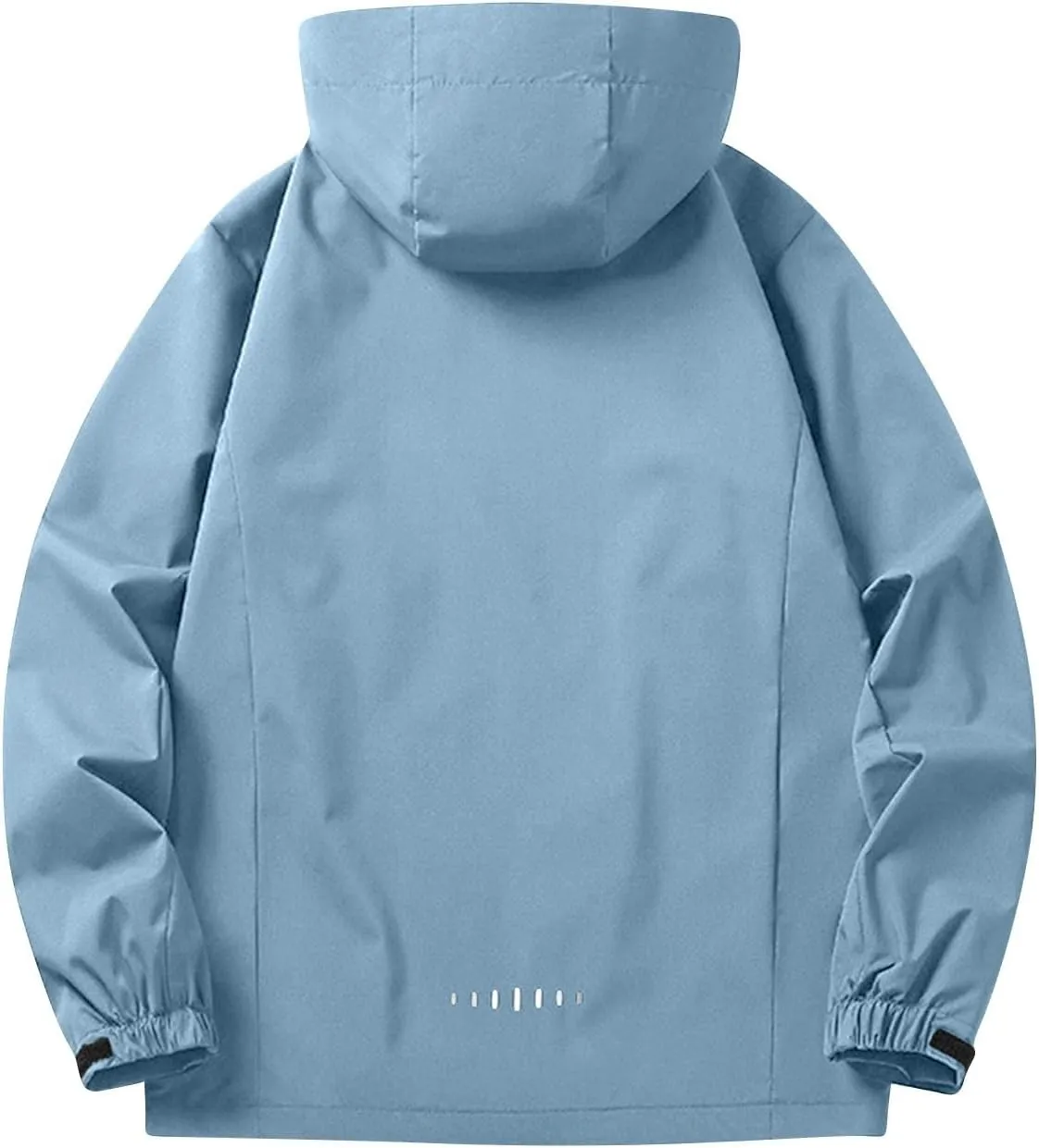 Mens Rain Jacket Lightweight Waterproof Rain Coat Poncho Sun Protective Outdoor Jacket with Hooded