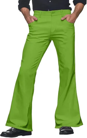 Mens Sweatpants Men's Solid Color Bell-Bottom Belt Pocket Casual Big Trousers Loose Legs Suit Pants for Men