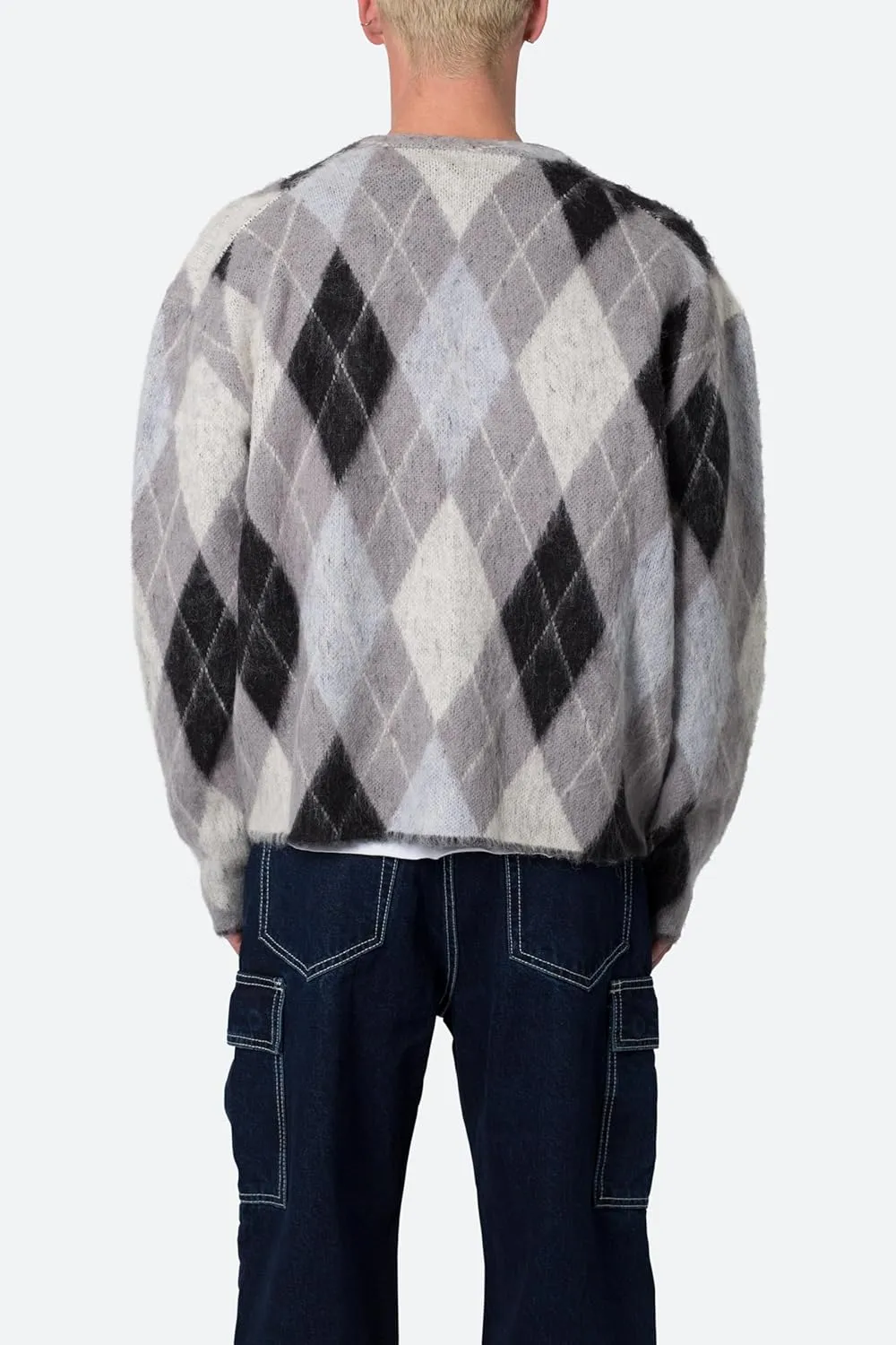 mnml Men's Mohair Cardigan Sweater
