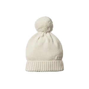 Nature Baby Alpine Pom Pom Beanie - Natural