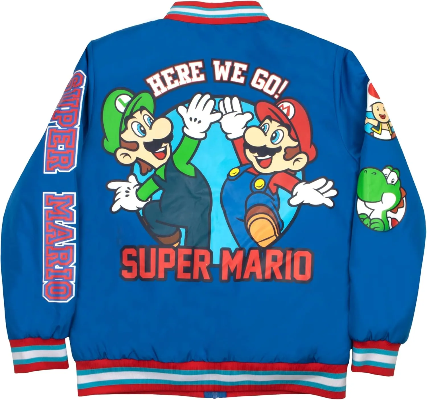 Nintendo Super Mario Bomber Jacket, Mario and Luigi Bomber Jacket