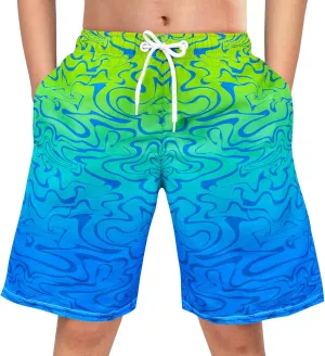OlyPegic Boys Swim Trunks Swim Shorts Quick Dry Boys Bathing Suit Swimsuit Swimwear Toddler Kids Beach Board Shorts Youth