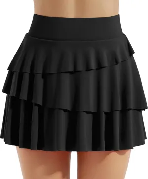 Pleated Tennis Skirt for Women High Waisted Lightweight Athletic Golf Skort Skirts Plus Size Tennis Casual Skirt
