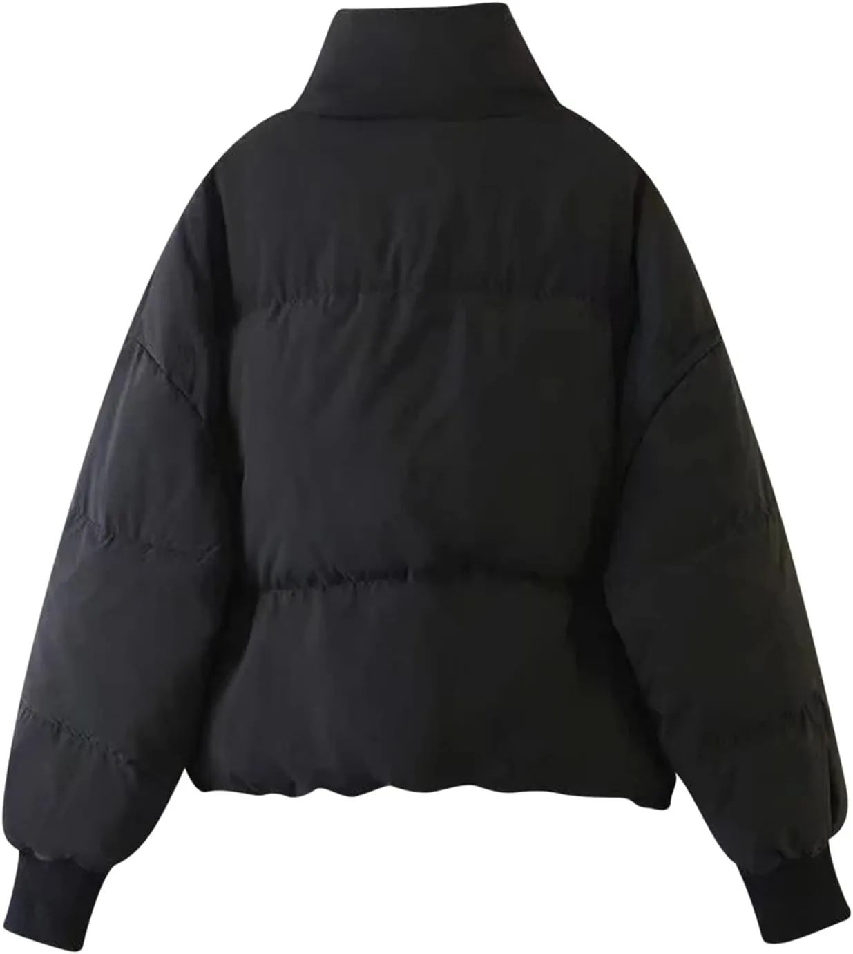 Quilted Puffer Coat Windbreaker Jackets for Women Thicken Fleece Jacket Padded Jacket Winter Coat 2024 Fashion Zip Up