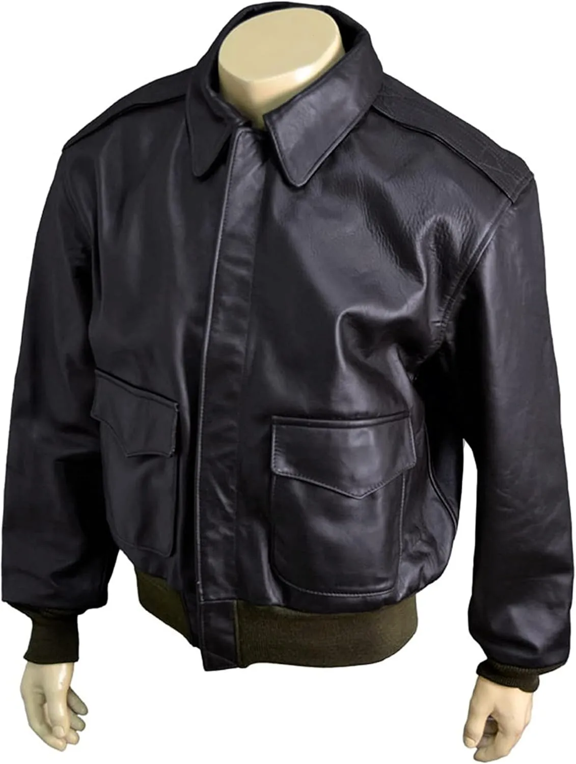 RAAF A2 Leather Flight Jacket WWII US Air Corp Air Force Genuine Leather A-2 Bomber Jacket