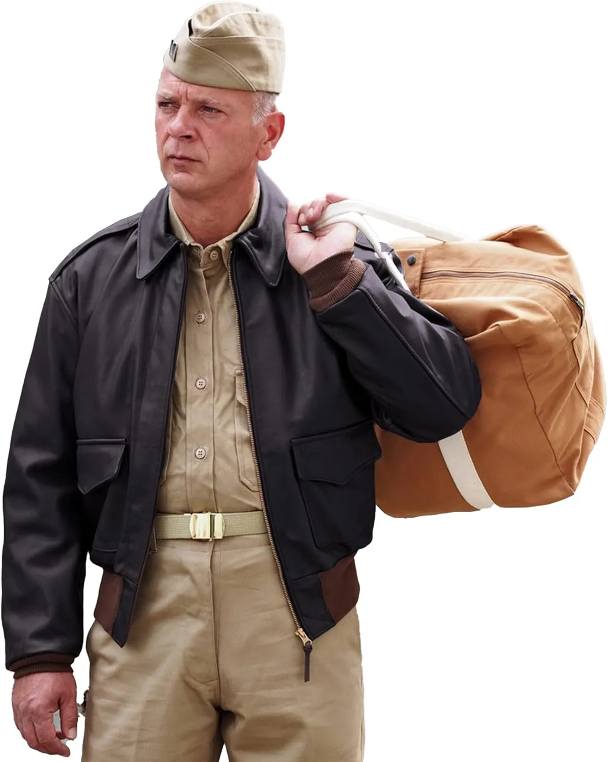 RAAF A2 Leather Flight Jacket WWII US Air Corp Air Force Genuine Leather A-2 Bomber Jacket