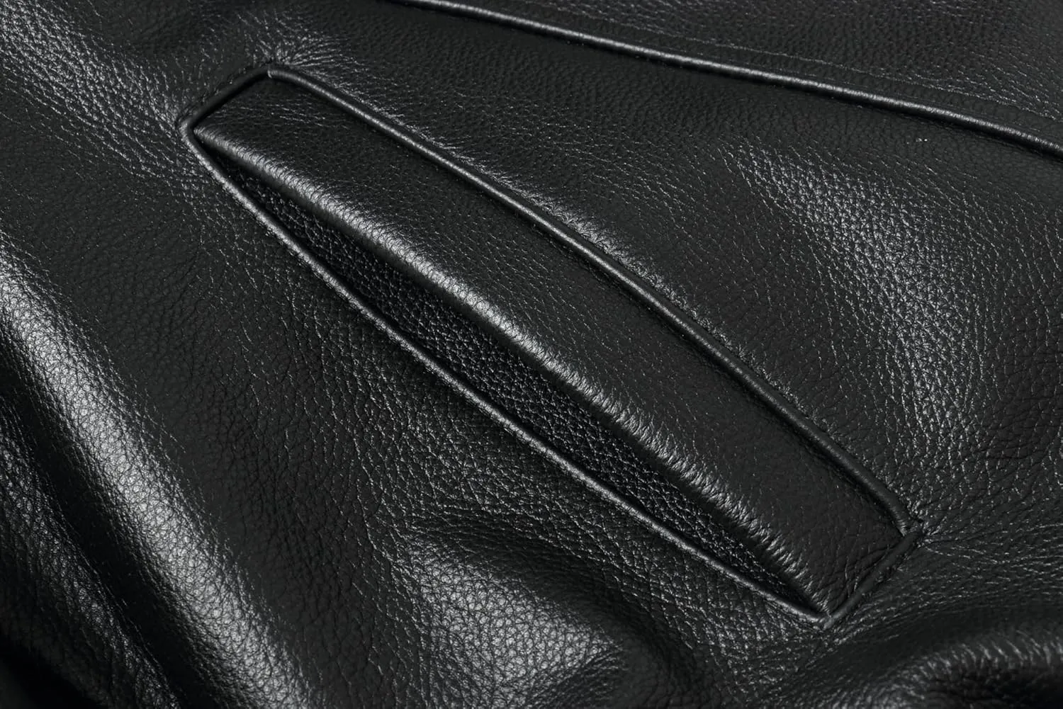 REED Men's American Style Bomber Genuine Leather Jacket