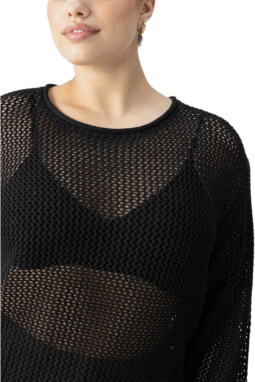 Sanctuary Women's Open Knit Sweater