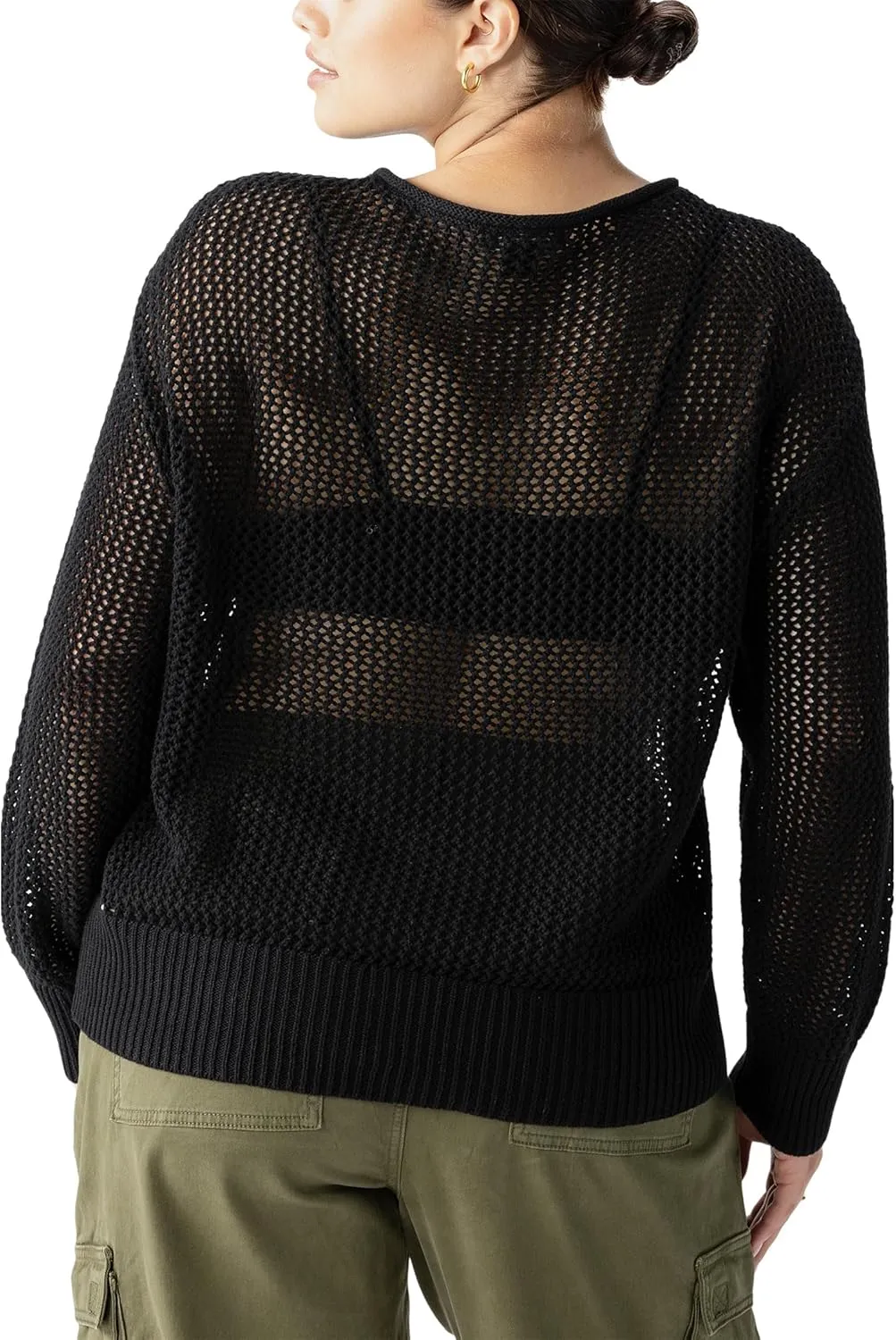 Sanctuary Women's Open Knit Sweater
