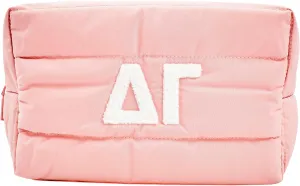Sorority Shop Delta Gamma Makeup Bag - Puffer Style with Sorority Letters, Travel Cosmetic Bag with Zipper Closure, Perfect Delta Gamma Sorority Gifts for Women