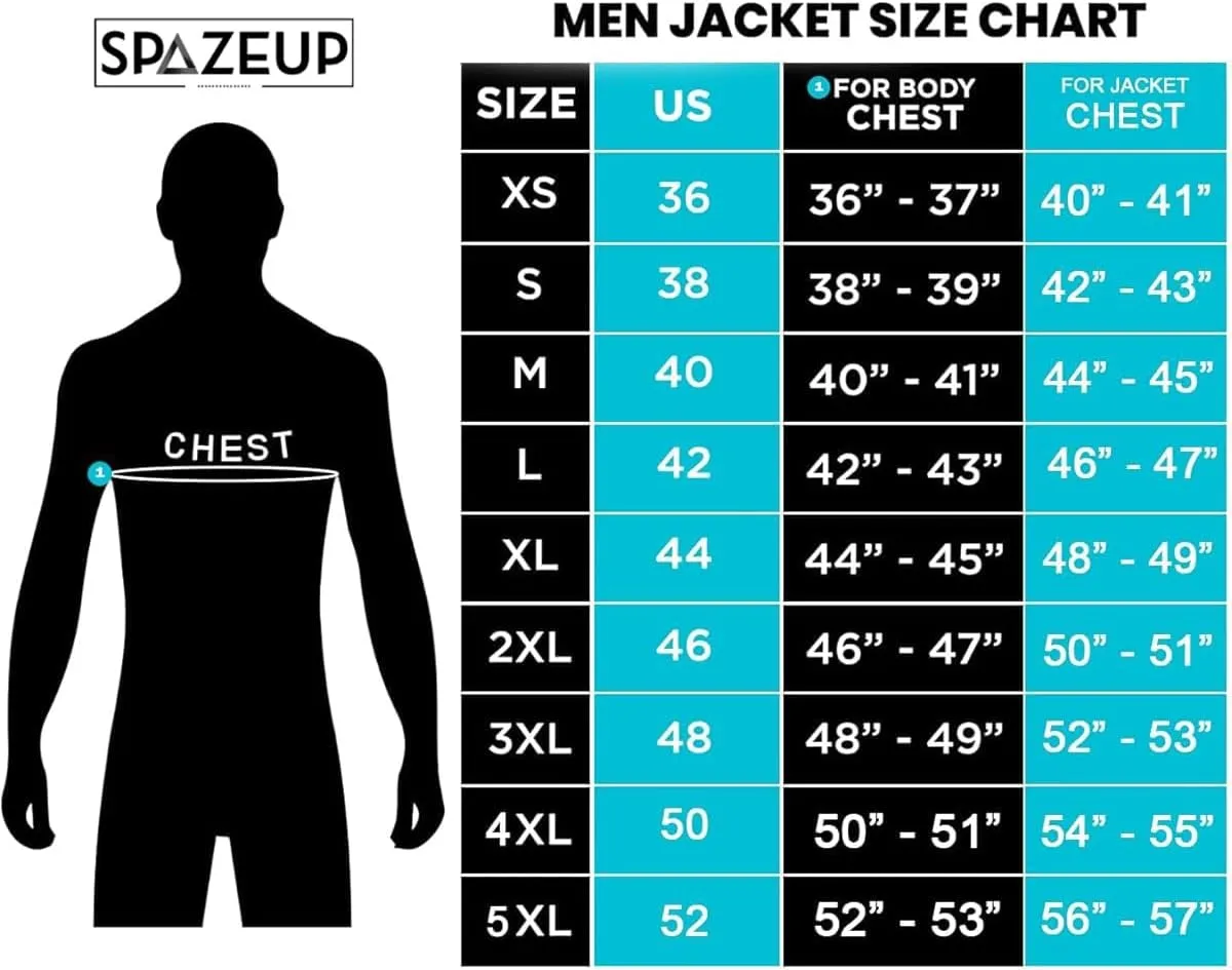 SpazeUp Letterman Jacket Men College Baseball Bomber Jacket | Wool   Faux Leather Letterman Jacket Men