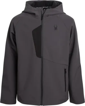 Spyder Boys' Soft Shell Jacket - Lightweight Fleece Lined Water and Wind Resistant Windbreaker Jacket for Boys (Sizes: 8-20)